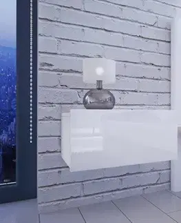 Nočné stolíky Nočný stolík MOLI - čierna