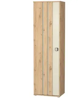 Šatníkové skrine Skriňa 1D Camari dub Artisan/Casmhere