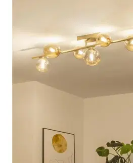 Svietidlá BRILAGI - LED Prisadený luster MILLA 7xG9/3W/230V zlatá 7010-7GA