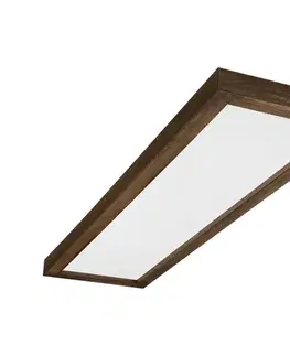 Svietidlá BRILAGI - LED kúpeľňové svietidlo WOODY FRAME LED/50W/230V 120x30 IP44 dub/orech 8590828007852