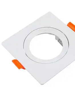 LED zápustené svietidla Podhľadové svietidlo GU10 Ventus štvorcové  biele