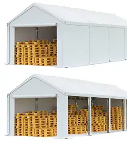 Skladové stany Skladový stan 6x10m biela PROFI