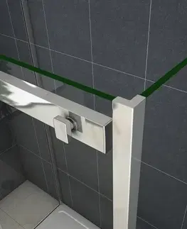 Sprchovacie kúty H K - Pevná bočná stena Harmony/Diamond F2 90x195cm - upevnenie k pevnému sklu SE-HARDIAF290G