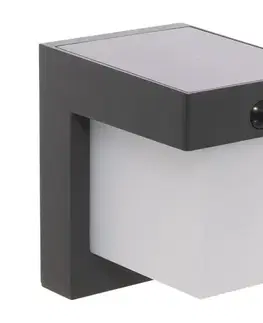 Svietidlá Hesperide - Solárne nástenné svietidlo MULTY LED/3,7V 2600 mAh IP65 antracit 211213