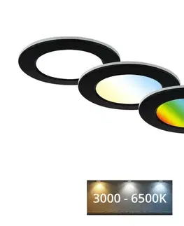 Svietidlá Briloner - SADA 3x LED Stmievateľné kúpeľňové svietidlo LED/4,8W/230V IP65 7035-035