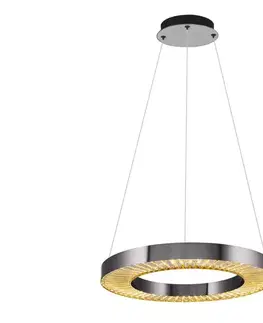Svietidlá  LED luster na lankách JESI LED/35W/230V 3000K priemer 60 cm strieborný 701CHD1391