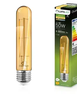 Žiarovky E27 Žiarovka LED T30 filament 6W E27 660LM 2000K A
