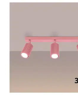 Svietidlá BRILAGI - LED bodové svietidlo CRESTO 3xGU10/10W/230V ružové BR.1936