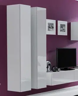 Obývacie steny CAMA MEBLE Vigo obývacia izba biela / biely lesk