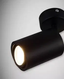 Moderné lampy do obývačky Nástenná lampa Bemol 3534 Spt GU10 čierna K1