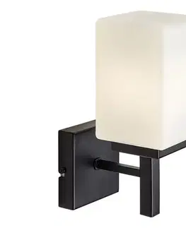 Svietidlá Rabalux 71061 - Kúpeľňové nástenné svietidlo ZENKAI 1xE14/10W/230V IP44 čierna 71061