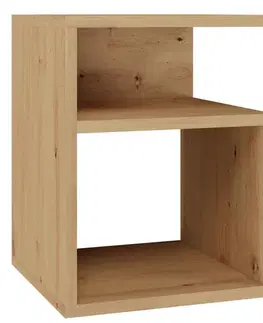 Nočné stolíky TRINITY nočný stolík/skrinka, dub Artisan