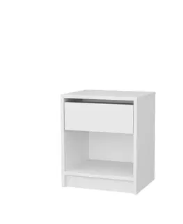 Nočné stolíky Nočný stolík Sheridan - White