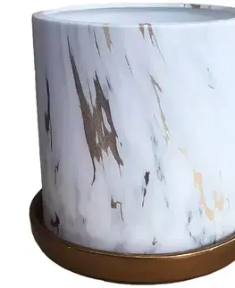 Záhrada Kvetináč YS44149M ceramic Water Transfer Effect 13x13x1