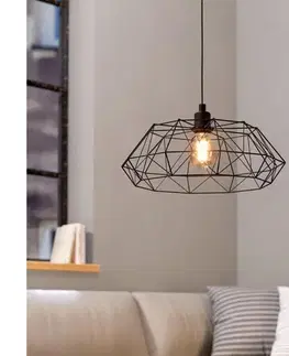 Svietidlá Eglo 49487 - Luster CARLTON 2 1xE27/60W/230V 49487