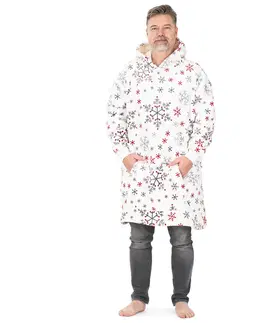 Doplnky do spálne 4Home Baránková mikina mikroplyš Snowflakes, uni L - pánske