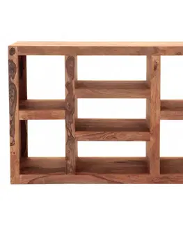 Knižnice Knižnica 130x90x35 Gani z indického masívu palisander