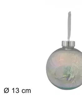 Vianočné dekorácie MAKRO - Guľa vianočná 13cm