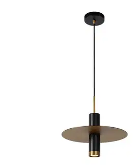 Svietidlá Lucide 03322/01/30 - Luster na lanku SELIN 1xGU10/35W/230V čierna 03322/01/30