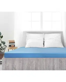 Plachty 4Home jersey prestieradlo Ideál nebesky modrá, 60 x 120 cm