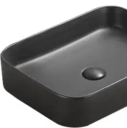Umývadlá MEXEN - Vena umývadlo na dosku 50 x 37, čierna mat 22195085