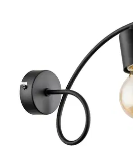Svietidlá  Nástenné svietidlo TANGO 1xE27/15W/230V čierna 23170
