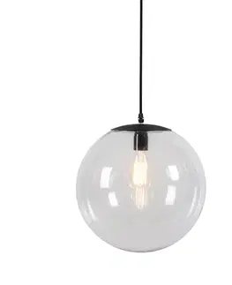 Závesné svietidlá Moderné závesné svietidlo priehľadné 35 cm - Pallon