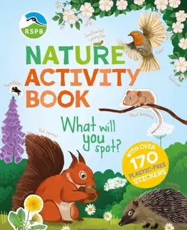 Nalepovačky, vystrihovačky, skladačky RSPB Nature Activity Book - RSPB