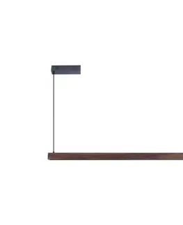 Svietidlá  NEO 07300L-LED Stmievateľný luster na lankovom zavesení MADEIRA 26W/230V Wi‑Fi Tuya 122 cm orech 07300L