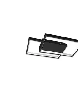 Svietidlá  LED stmievateľné stropné svietidlo 45W/230V 3000-6500K čierne + diaľkový ovládač POLARIS BLACK 45W-CCT