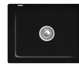 Kuchynské drezy VILLEROY & BOCH VILLEROY & BOCH - Keramický drez Subway 60 SU chromit podstavný 545 x 440 bez excentra 331001J0