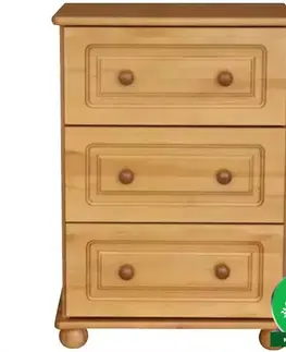 Komody do spálne Komoda Fil 60/3 jelša