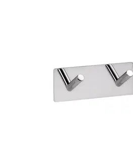 Svietidlá BEMETA Vešiak 11,5x4,5 cm nerez/strieborný 163106271