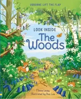 Leporelá, krabičky, puzzle knihy Look Inside the Woods - Minna Lacey,Bao Luu