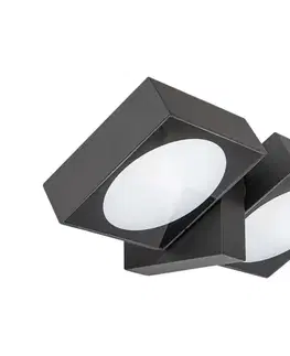 LED osvetlenie Rabalux 77101 - LED Vonkajšie nástenné svietidlo TELDE 2xLED/7W/230V IP54 antracit 77101