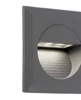 Svietidlá FARO Barcelona FARO 70402 - LED Vonkajšie schodiskové svietidlo MINI CARTER LED/1,2W/230V IP44 W-VEN70402