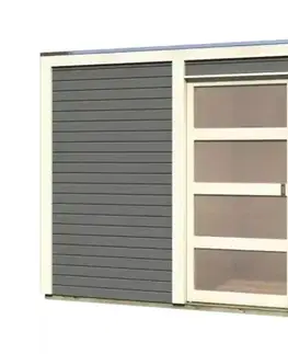 Drevené Drevený záhradný domček QUBIC 2 Lanitplast