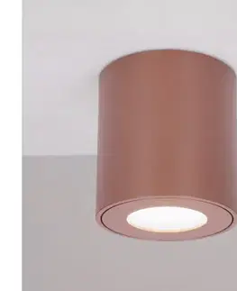 Svietidlá BRILAGI - Kúpeľňové bodové svietidlo MIA 1xGU10/30W/230V 84x80 mm hnedá IP54 WO-MIA54-01C-CHOC-OEM