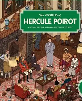 1000 dielikov The World of Hercule Poirot : A 1000-piece Jigsaw Puzzle