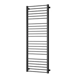 Radiátory do kúpeľne Instalprojekt - Kúpeľňový radiátor PIKO čierna farba - Farba radiátora - Čierna, Rozmer radiátora - 530 × 1529 mm, výkon 669 W, Typ pripojenia - Klasické (na rozstup) RADPIK501531
