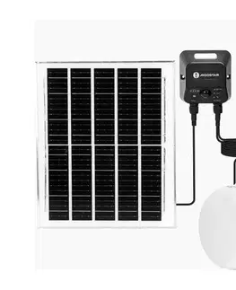 LED osvetlenie  B.V.  - Sada 2x LED solárne stropné svietidlo LED/3,7V 12000 mAh IP65 + diaľkové ovládanie B1020135L