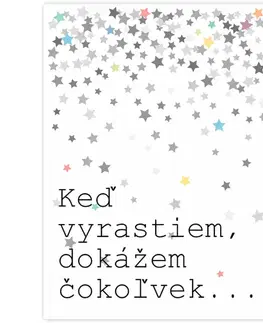 Obrazy do detskej izby Obraz na stenu - Keď vyrastiem