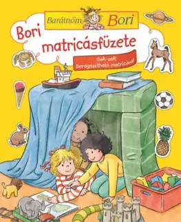 Nalepovačky, vystrihovačky, skladačky Bori matricásfüzete - Barátnőm, Bori foglalkoztató - Hanna Sörensen