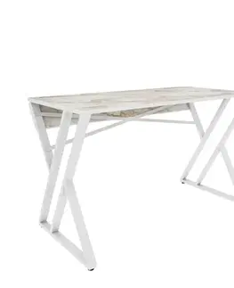 Písacie stoly Písací stôl Gyza - White
