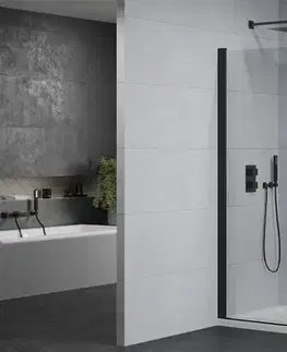 Vane MEXEN/S - Pretória sprchovací kút 90x110, transparent, čierna + sprchová vanička vrátane sifónu 852-090-110-70-00-4010B