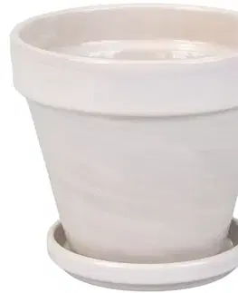 Záhrada Kvetináč BLT lazúra granit 16 cm + podmiska 13 cm