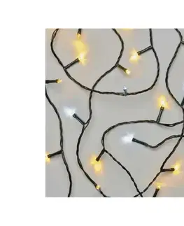 LED osvetlenie  LED vonkajší reťaz 80xLED/2 funkcie 13m IP44 teplá/studená biela D4AN01