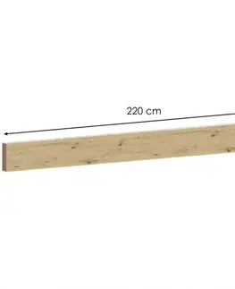 Sokle Lišta 220cm artisan