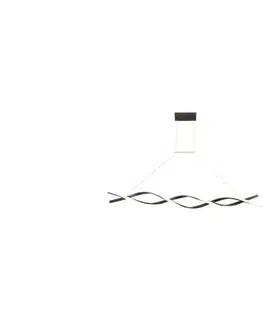 Svietidlá  LED Luster na lanku TWIST LED/37W/230V 4000K 120 cm čierna LED TWIST BLACK 37W