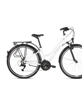 Bicykle Dámsky trekingový bicykel Kross Trans 1.0 28" SR - model 2021 čierna/šedá (nová) - S (15", 146-158 cm)